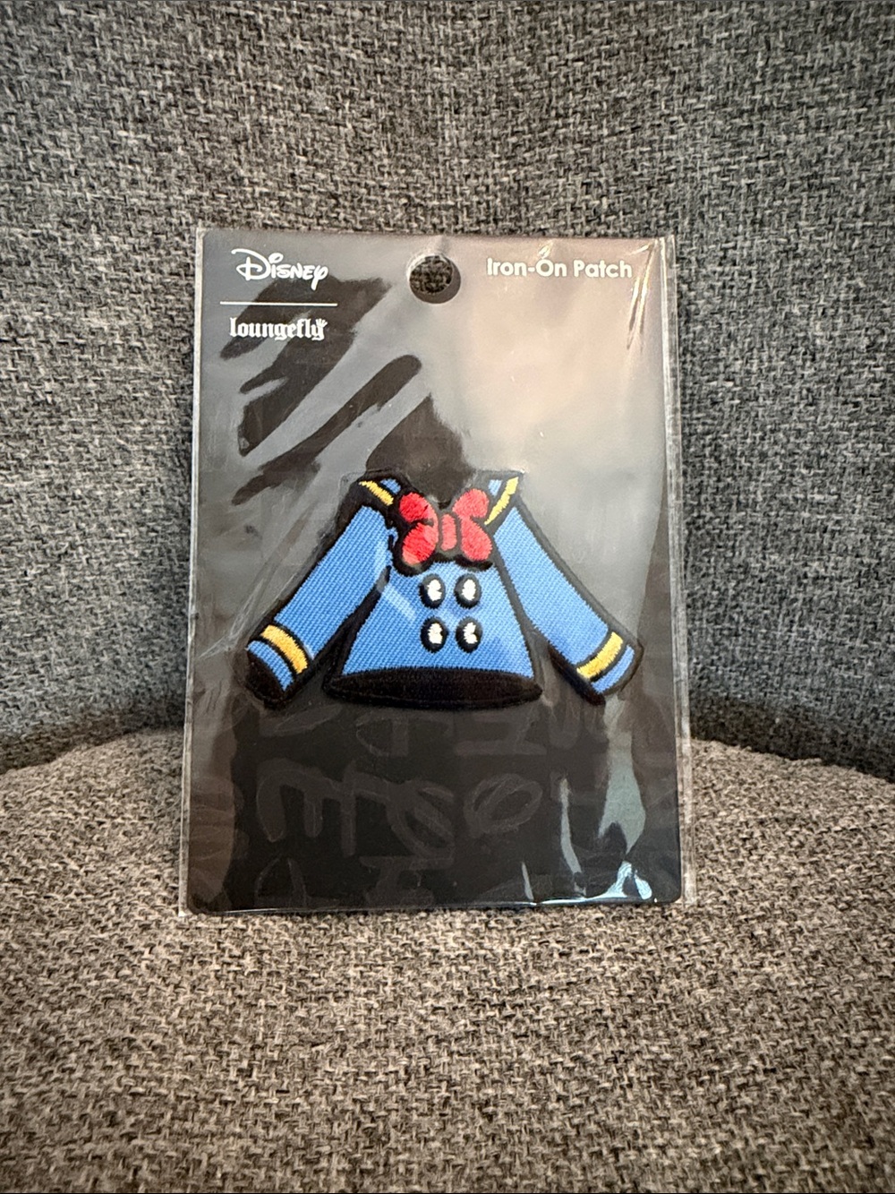 Loungefly Blue Sailor Jacket Patch with Red Bow